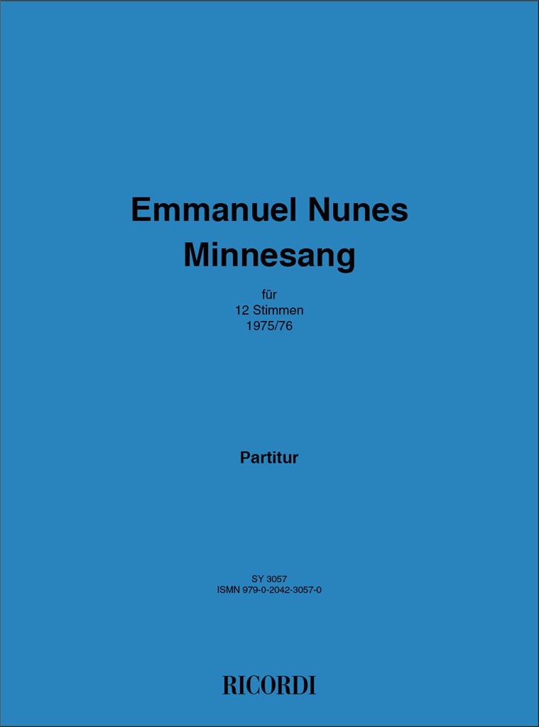 Minnesang (Partitur)